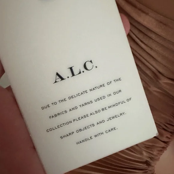 A.L.C. Delfina Matte Pleated Dress $695 Womens size 6 - Picture 4 of 10